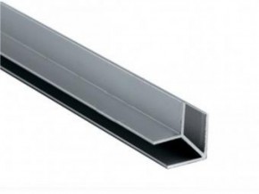Планка угловая "W" 4 мм для стеновой панели (алюминий) в Губахе - gubaha.ok-mebel.com | фото
