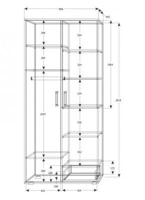 Подростковая Юпитер (модульная) в Губахе - gubaha.ok-mebel.com | фото 25