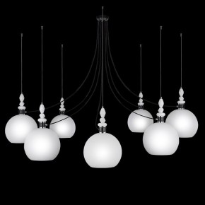Подвесная люстра 33 идеи S37WH PND182.07.17CH.003BL-S37WH в Губахе - gubaha.ok-mebel.com | фото 4