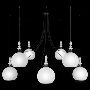 Подвесная люстра 33 идеи S37WH PND182.07.17CH.003BL-S37WH в Губахе - gubaha.ok-mebel.com | фото 6