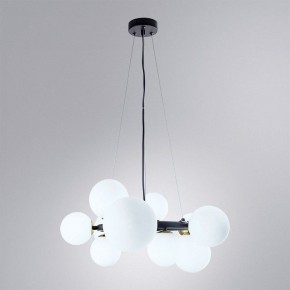 Подвесная люстра Arte Lamp Gemini A2243SP-10BK в Губахе - gubaha.ok-mebel.com | фото 3