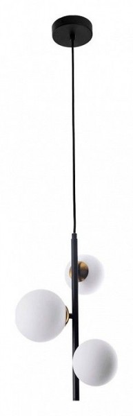 Подвесная люстра Arte Lamp Gemini A2243SP-3BK в Губахе - gubaha.ok-mebel.com | фото 2