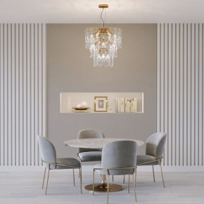 Подвесная люстра Eurosvet Claire 60171 золото в Губахе - gubaha.ok-mebel.com | фото 3