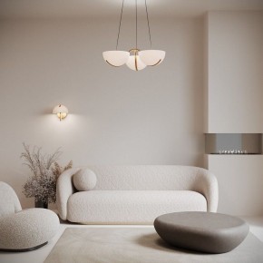Подвесная люстра Eurosvet Emisfero 50083/3 LED золото в Губахе - gubaha.ok-mebel.com | фото 4