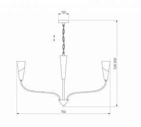 Подвесная люстра Eurosvet Rhyton 60167/6 никель в Губахе - gubaha.ok-mebel.com | фото 5