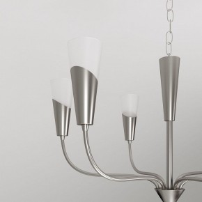 Подвесная люстра Eurosvet Rhyton 60167/6 никель в Губахе - gubaha.ok-mebel.com | фото 8