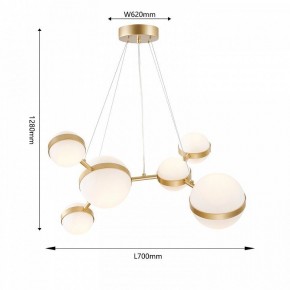 Подвесная люстра Favourite Asterismo 4448-6P в Губахе - gubaha.ok-mebel.com | фото 5