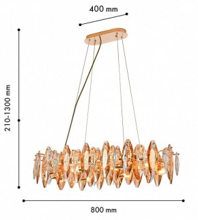 Подвесная люстра Favourite Glans 4719-8PC в Губахе - gubaha.ok-mebel.com | фото 4