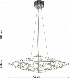 Подвесная люстра Favourite Thinner 4305-8P в Губахе - gubaha.ok-mebel.com | фото 5