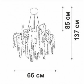 Подвесная люстра Vitaluce V2855 V2855-9/7S в Губахе - gubaha.ok-mebel.com | фото 5