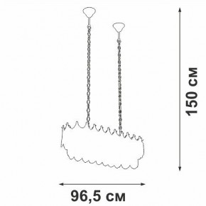Подвесная люстра Vitaluce V58120 V58120-8/11 в Губахе - gubaha.ok-mebel.com | фото 3