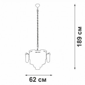 Подвесная люстра Vitaluce V58370 V58370-8/13 в Губахе - gubaha.ok-mebel.com | фото 3