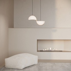 Подвесной светильник Eurosvet Emisfero 50083/2 LED золото в Губахе - gubaha.ok-mebel.com | фото 2
