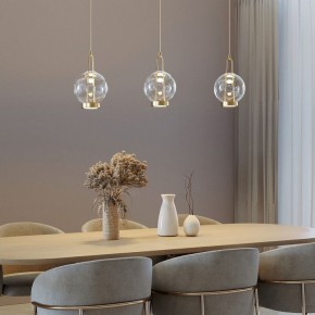 Подвесной светильник Eurosvet Frasco 50267/1 LED латунь в Губахе - gubaha.ok-mebel.com | фото 3