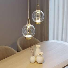 Подвесной светильник Eurosvet Frasco 50267/1 LED латунь в Губахе - gubaha.ok-mebel.com | фото 4