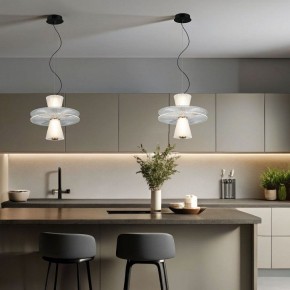 Подвесной светильник Eurosvet Titania 40028/1 LED белый в Губахе - gubaha.ok-mebel.com | фото 3