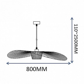 Подвесной светильник Imperiumloft HAT Black ﻿HAT01 в Губахе - gubaha.ok-mebel.com | фото 3