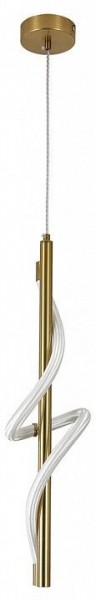Подвесной светильник Indigo Intreccio 14025/1P Brass в Губахе - gubaha.ok-mebel.com | фото 2