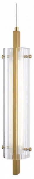 Подвесной светильник Indigo Vitreo 11067/A/1P Brass в Губахе - gubaha.ok-mebel.com | фото