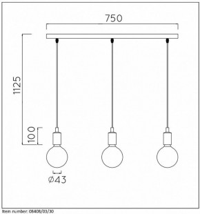 Подвесной светильник Lucide Fix Multiple 08408/03/30 в Губахе - gubaha.ok-mebel.com | фото 4