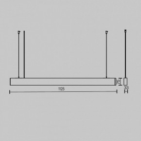 Подвесной светильник Maytoni BASIS P051PL-36W2.7-6K-W в Губахе - gubaha.ok-mebel.com | фото 7