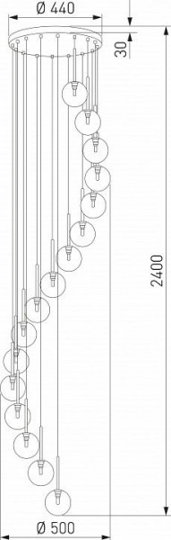 Подвесной светильник TK Lighting Aurora 10182 Aurora в Губахе - gubaha.ok-mebel.com | фото 2