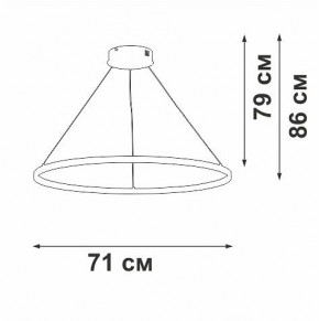 Подвесной светильник Vitaluce V2516 V2516-8/3S в Губахе - gubaha.ok-mebel.com | фото 3
