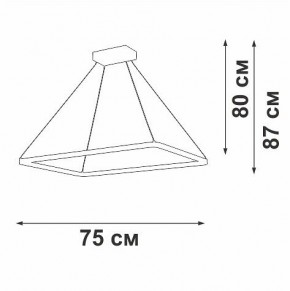 Подвесной светильник Vitaluce V2704 V2704-9/1S в Губахе - gubaha.ok-mebel.com | фото 3