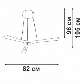 Подвесной светильник Vitaluce V2708 V2708-9/3S в Губахе - gubaha.ok-mebel.com | фото 3