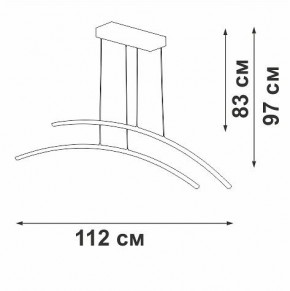 Подвесной светильник Vitaluce V2709 V2709-8/2S в Губахе - gubaha.ok-mebel.com | фото 3