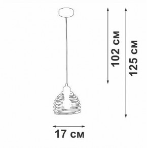 Подвесной светильник Vitaluce V2854 V2854-1/1S в Губахе - gubaha.ok-mebel.com | фото 5