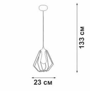 Подвесной светильник Vitaluce V2867 V2867-1/1S в Губахе - gubaha.ok-mebel.com | фото 5