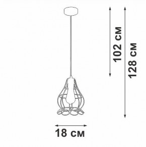 Подвесной светильник Vitaluce V2868 V2868-1/1S в Губахе - gubaha.ok-mebel.com | фото 5