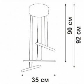 Подвесной светильник Vitaluce V3046 V3046-1/3S в Губахе - gubaha.ok-mebel.com | фото 5