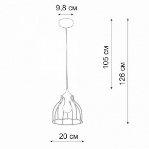 Подвесной светильник Vitaluce V3102 V3102-1/1S в Губахе - gubaha.ok-mebel.com | фото 3