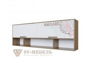 Полка навесная над кроватью Гарвард в Губахе - gubaha.ok-mebel.com | фото 1