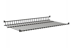 Полка сотовая L695 (черный муар) в Губахе - gubaha.ok-mebel.com | фото