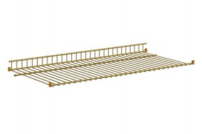 Полка сотовая L695 (золото) в Губахе - gubaha.ok-mebel.com | фото