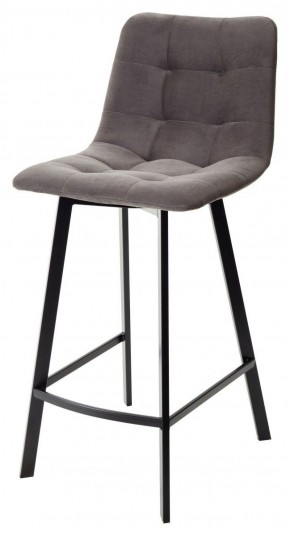 Полубарный стул CHILLI-QB SQUARE графит #14, велюр / черный каркас (H=66cm) М-City в Губахе - gubaha.ok-mebel.com | фото