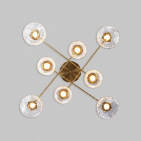 Потолочная люстра Eurosvet Ripple 50389 LED латунь в Губахе - gubaha.ok-mebel.com | фото 3