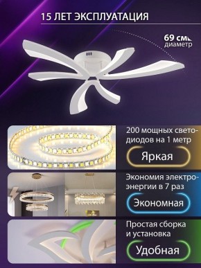 Потолочная люстра Natali Kovaltseva VIO LED LAMPS 81453 в Губахе - gubaha.ok-mebel.com | фото 5