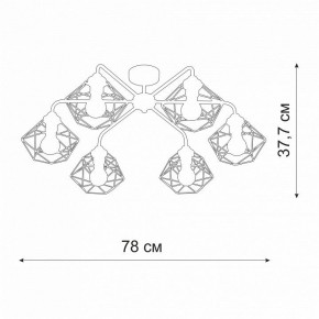 Потолочная люстра Vitaluce V42580 V42580-1/6PL в Губахе - gubaha.ok-mebel.com | фото 2