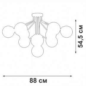 Потолочная люстра Vitaluce V42870 V42870-8/10PL в Губахе - gubaha.ok-mebel.com | фото