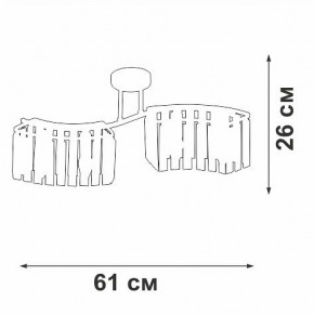 Потолочная люстра Vitaluce V5884 V5884-0/4PL в Губахе - gubaha.ok-mebel.com | фото 4