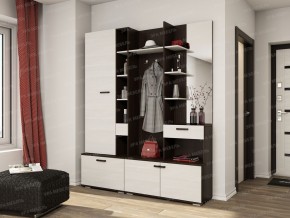 Прихожая Инес ШК770 + ВЗ1000 венге/лоредо в Губахе - gubaha.ok-mebel.com | фото 2