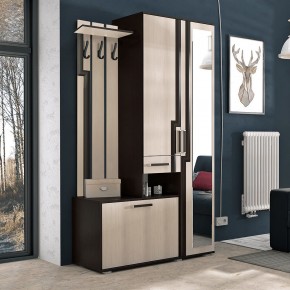 Прихожая Лира NEW (венге/лоредо) в Губахе - gubaha.ok-mebel.com | фото 3