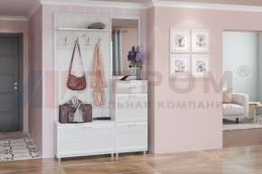 Прихожая Мелисса композиция 8 (Снежный Ясень) в Губахе - gubaha.ok-mebel.com | фото