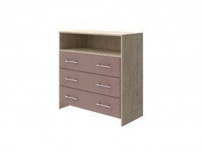 PROxSON Комод Varna (ЛДСП Бунратти+ткань Бунратти/Ultra Горячий шоколад) 90x40 в Губахе - gubaha.ok-mebel.com | фото