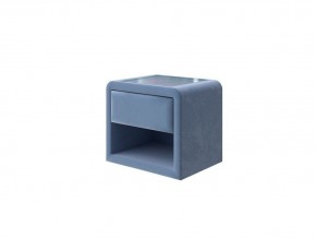 PROxSON Тумба Cube (Ткань: Велюр Shaggy Ocean) 52x41 в Губахе - gubaha.ok-mebel.com | фото