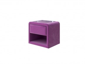 PROxSON Тумба Cube (Ткань: Велюр Shaggy Wine) 52x41 в Губахе - gubaha.ok-mebel.com | фото